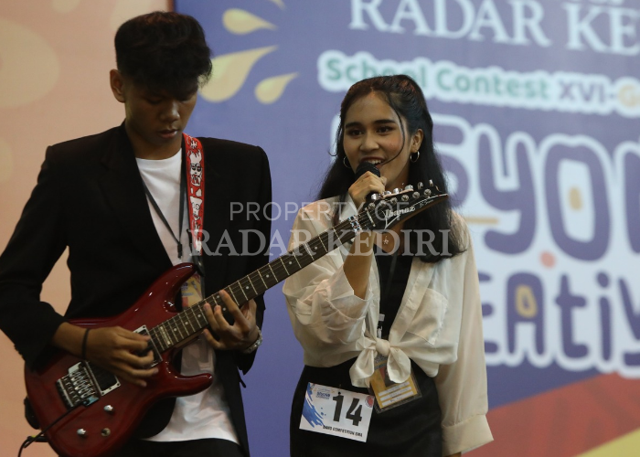 BERBAKAT: Salah satu penampilan Band Competition School Contest XVI GenZverse.