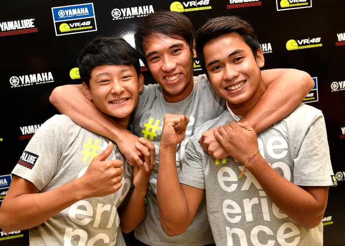 Galang Hendra & Imanuel Pratna saat mengikuti Yamaha VR46 Master Camp