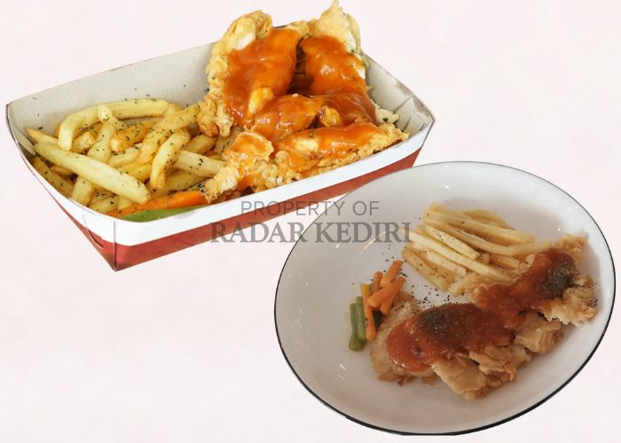 MENU BARU: Crispy Chicken Bucket menjadi kuliner khas perpaduan ayam krispi dengan cita rasa steak.