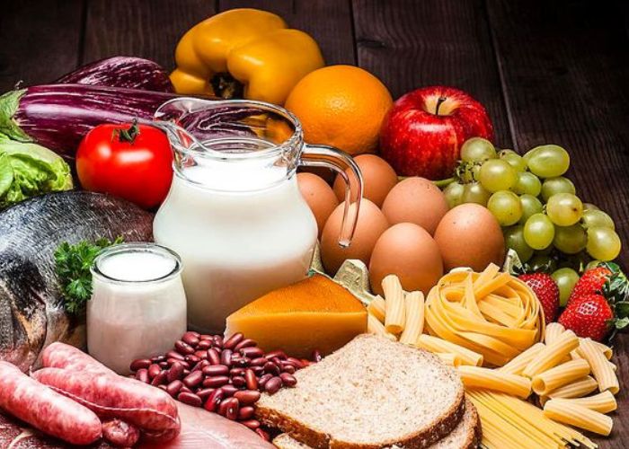 Ilustrasi makanan sehat