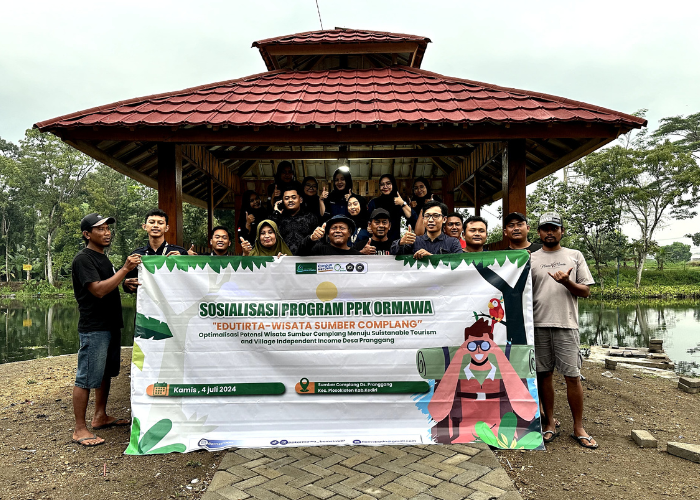 INOVASI: Tim PPK Ormawa BEM Universitas Strada Indonesia terima hibah Kemendikbudristek untuk mengembangkan objek wisata complang.