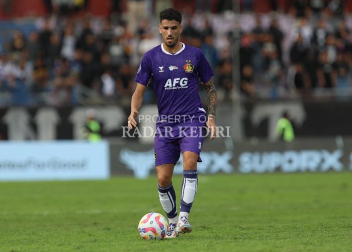 Fransisco Kiko Carneiro saat berlaga membela Persik Kediri di Liga 1 Indonesia.