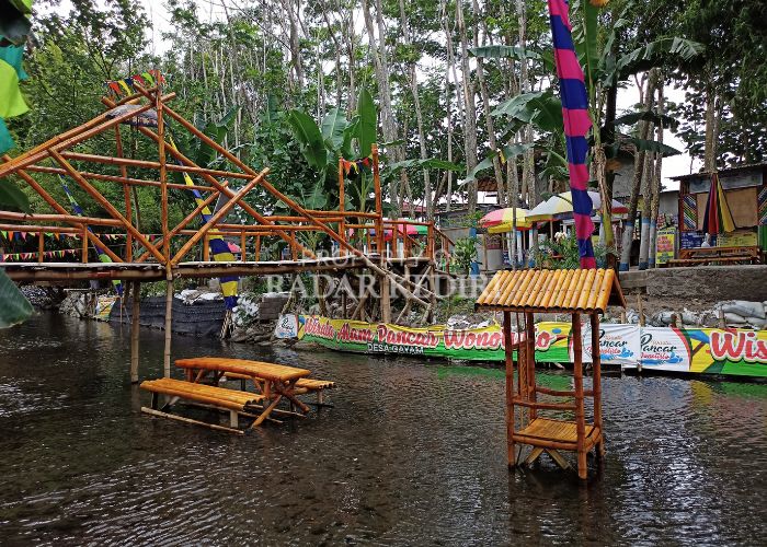 MURAH MERIAH: Objek wisata Panca Wonotirto memiliki banyak spot instagramable.