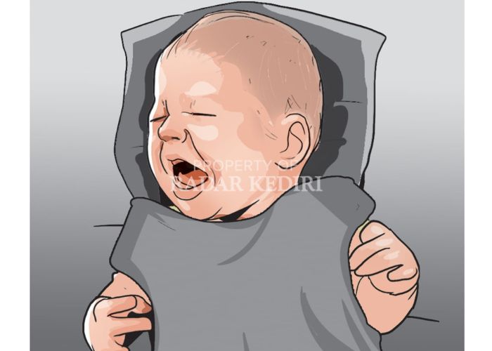 Ilustrasi bayi yang dibuang.