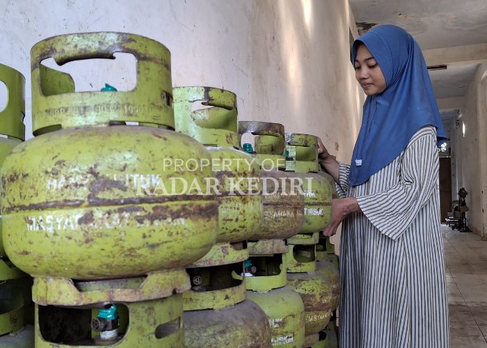 Pertamina Gerojok 60 Ribu Tabung Elpiji 3 Kilogram di Kediri