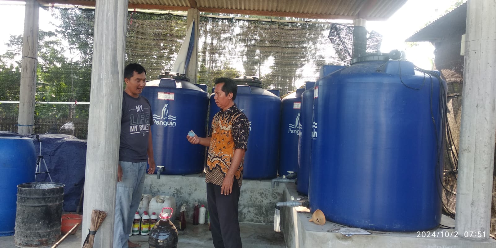 USAHA BARU: Program Desa Inovasi Tani Organik (DITO) berhasil memunculkan banyak unit kelompok usaha bersama (KUB), salah satunya pabrik pupuk organik cair mini.