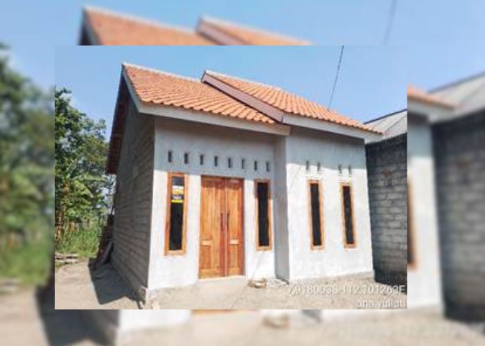 LEBIH LAYAK: Salah satu rumah di Desa Gadungan, Wates yang mendapat sentuhan dari Pemkab Kediri.