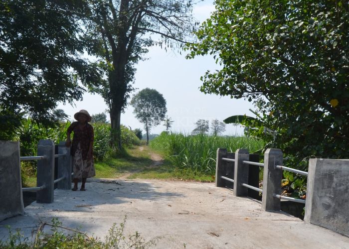 jembatan akses pertanian di Desa Nanggungan