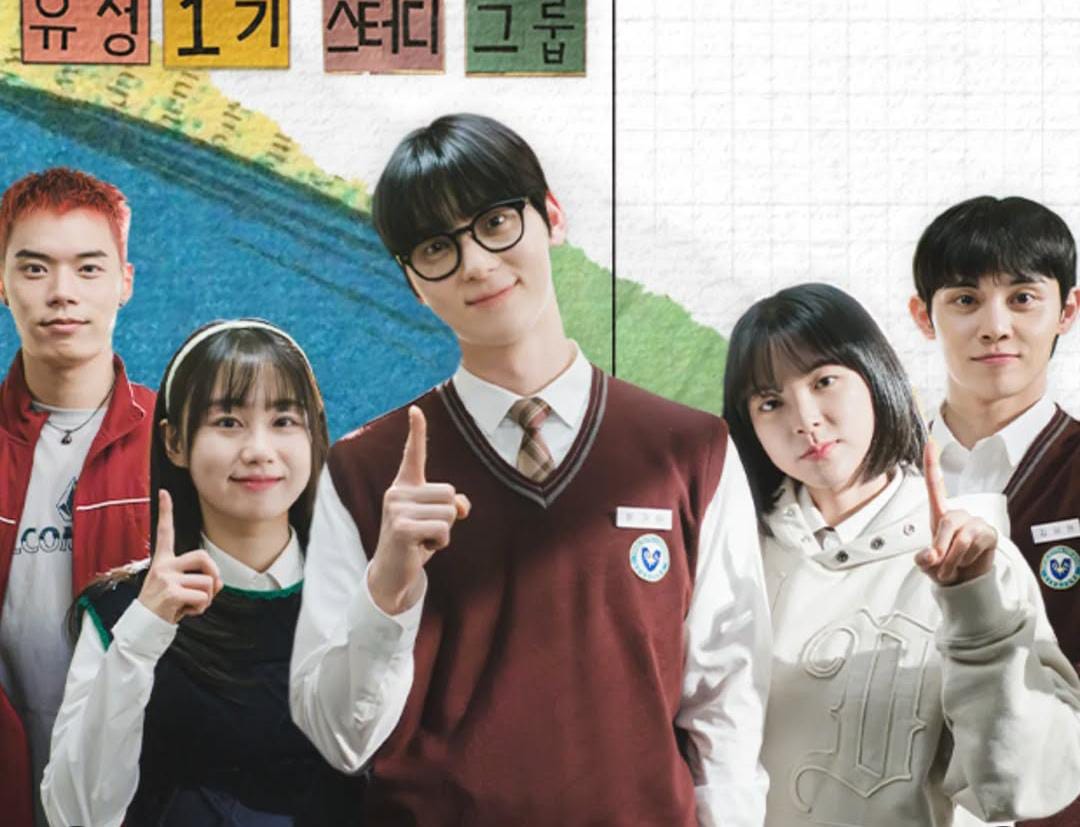 Para pemeran drakor Study Group yang mulai tayang bulan Januari 2025.