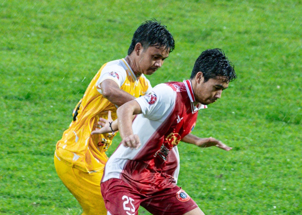 TUMBANG: Skuad Persedikab Kediri harus mengakui keunggulan Bojonegoro FC di Liga 4.