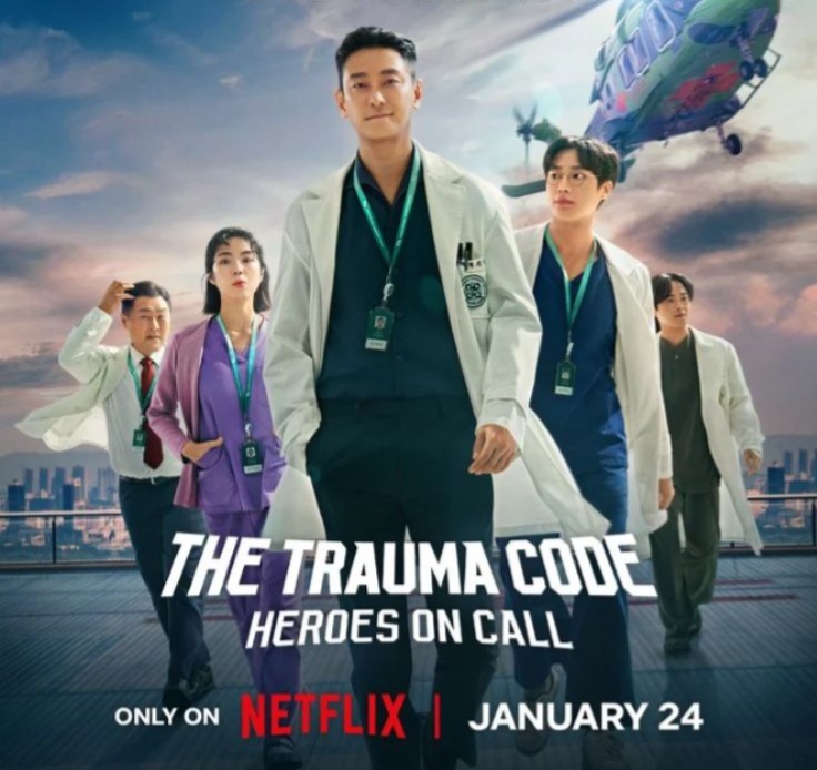 Poster Drakor The Trauma Code yang saat ini tayang di Netflix.