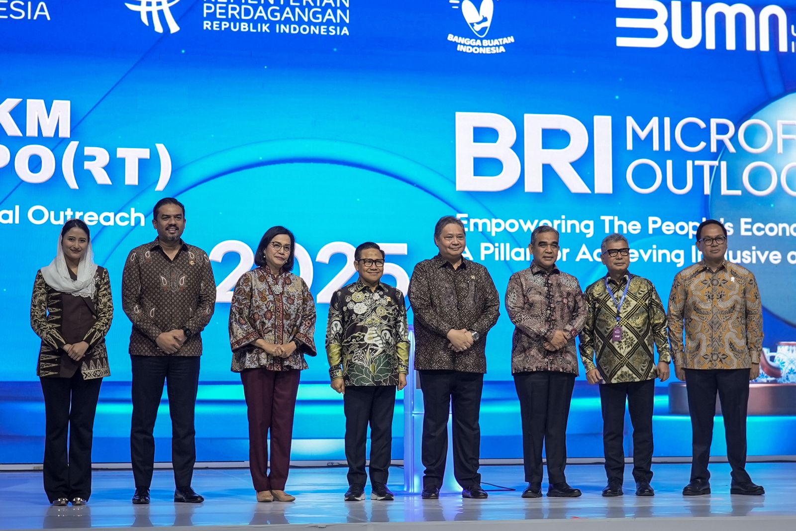 BRI UMKM EXPO(RT) & Microfinance Outlook 2025 Menko Airlangga Apresiasi Upaya BRI Berdayakan UMKM Indonesia