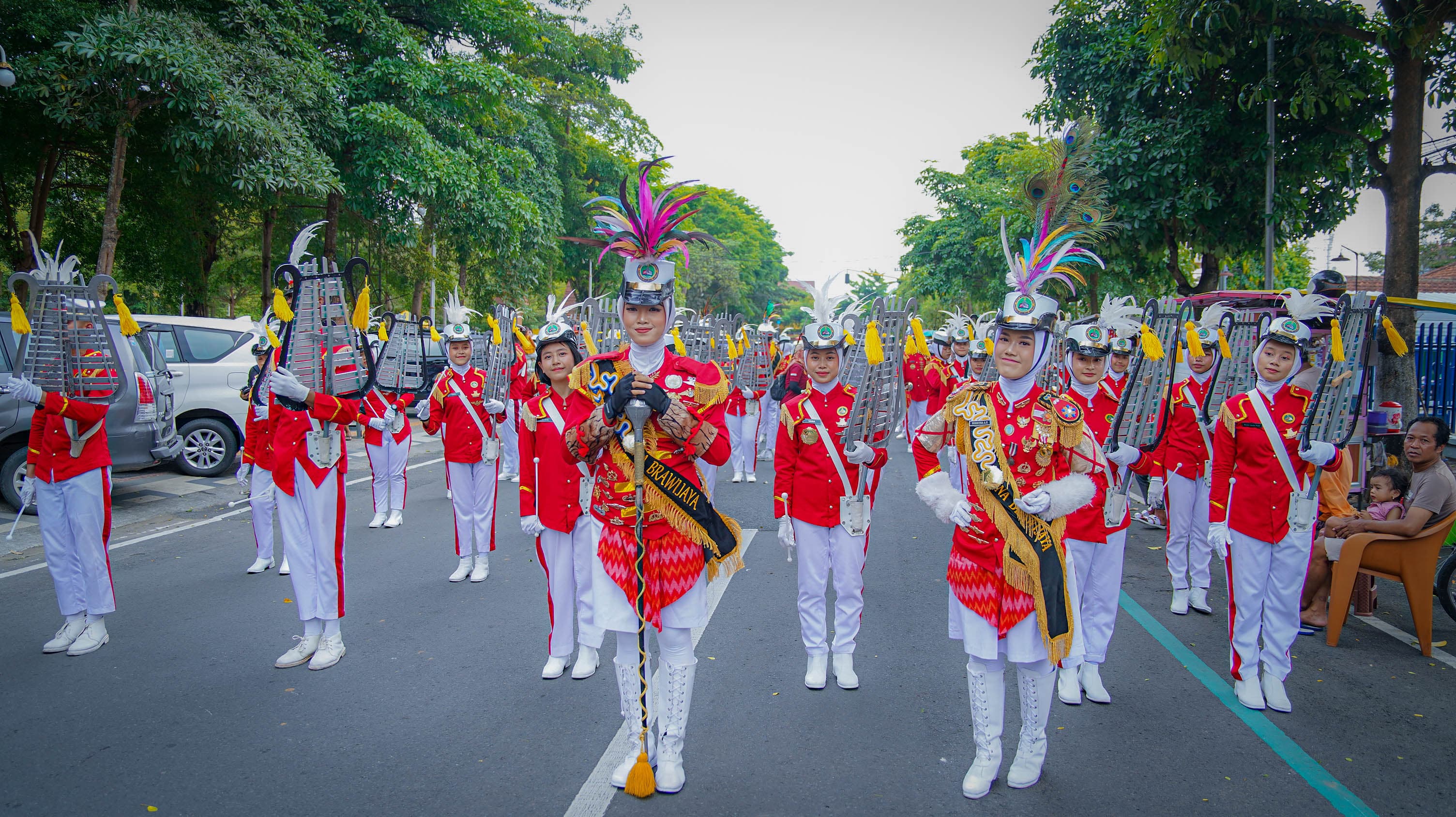Drumband Genta Buana Brawijaya SMAN 5 Taruna Brawijaya Jatim akan membuka Kediri Beauty Festival 2025.