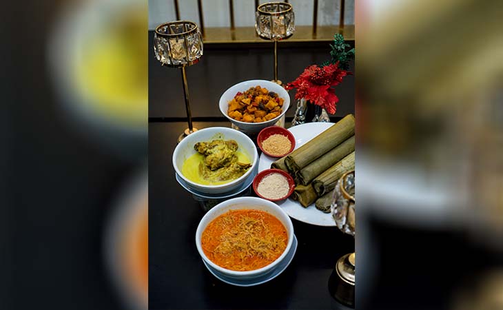 lontong cap gomeh selalu hadir pada perayaan Cap Gomeh