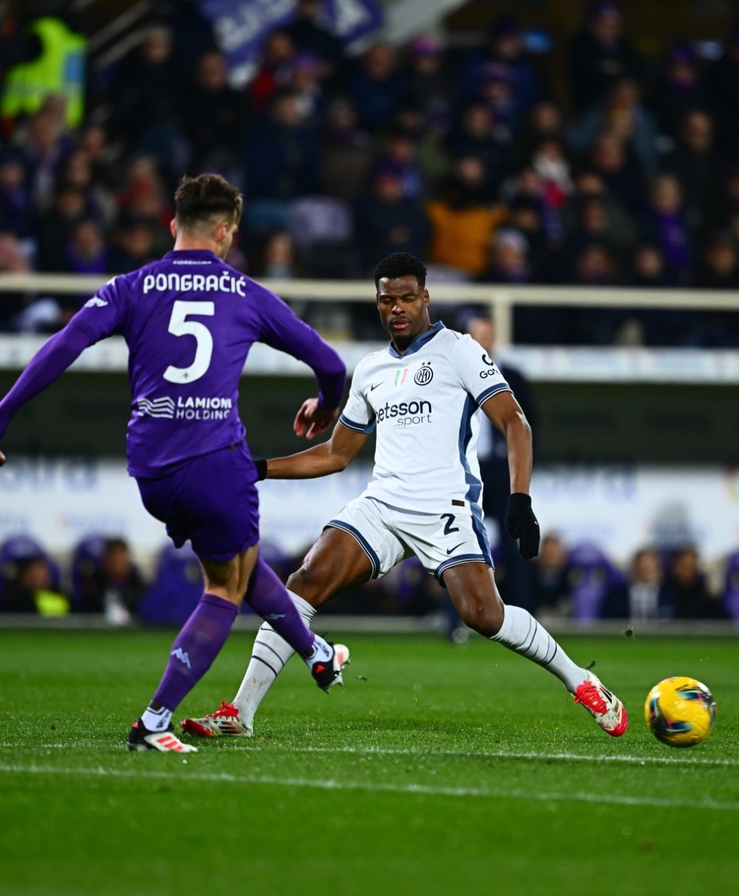 Inter kembali bertemu Fiorentina di pekan 24 Liga Italia Serie A.