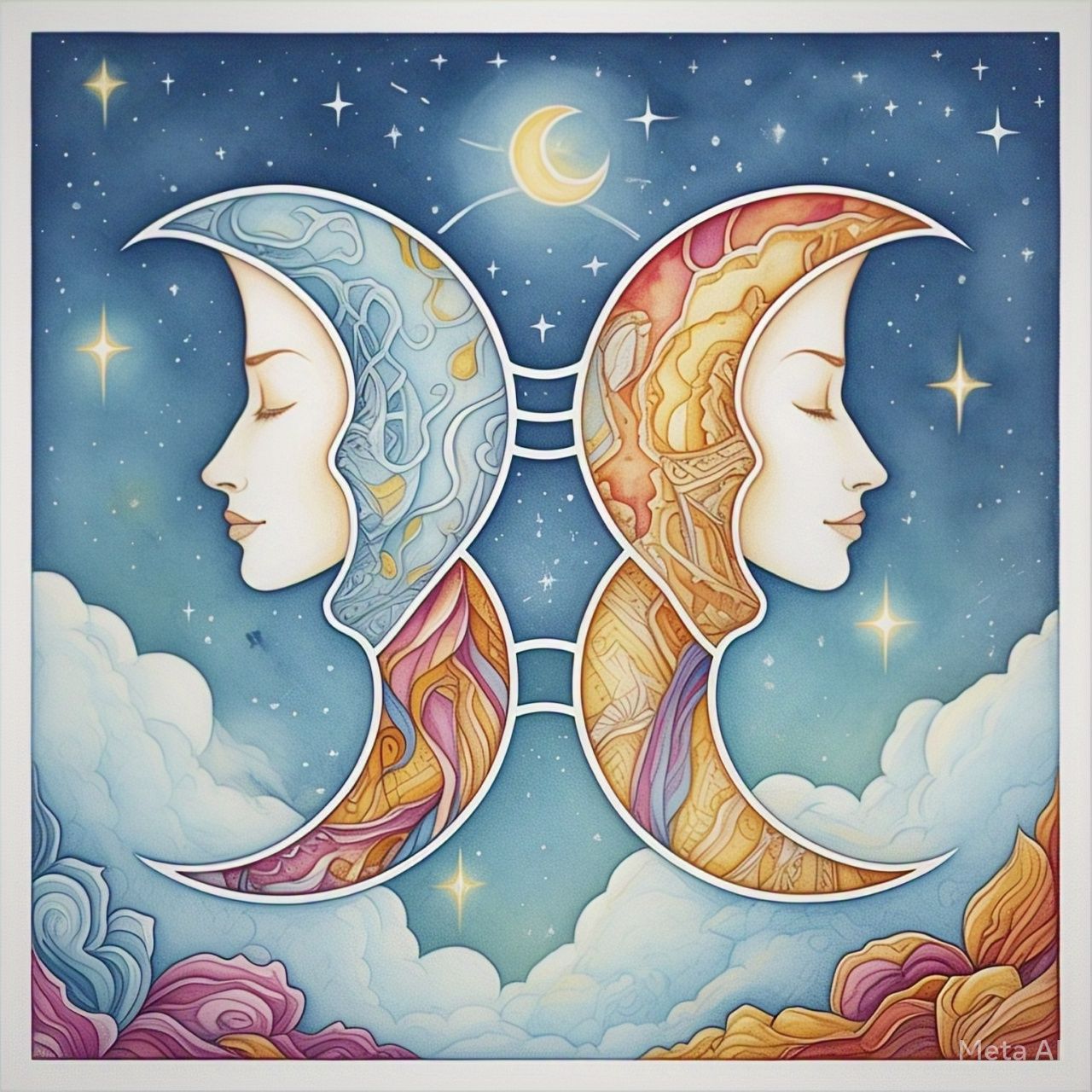 Ilustrasi Zodial Gemini