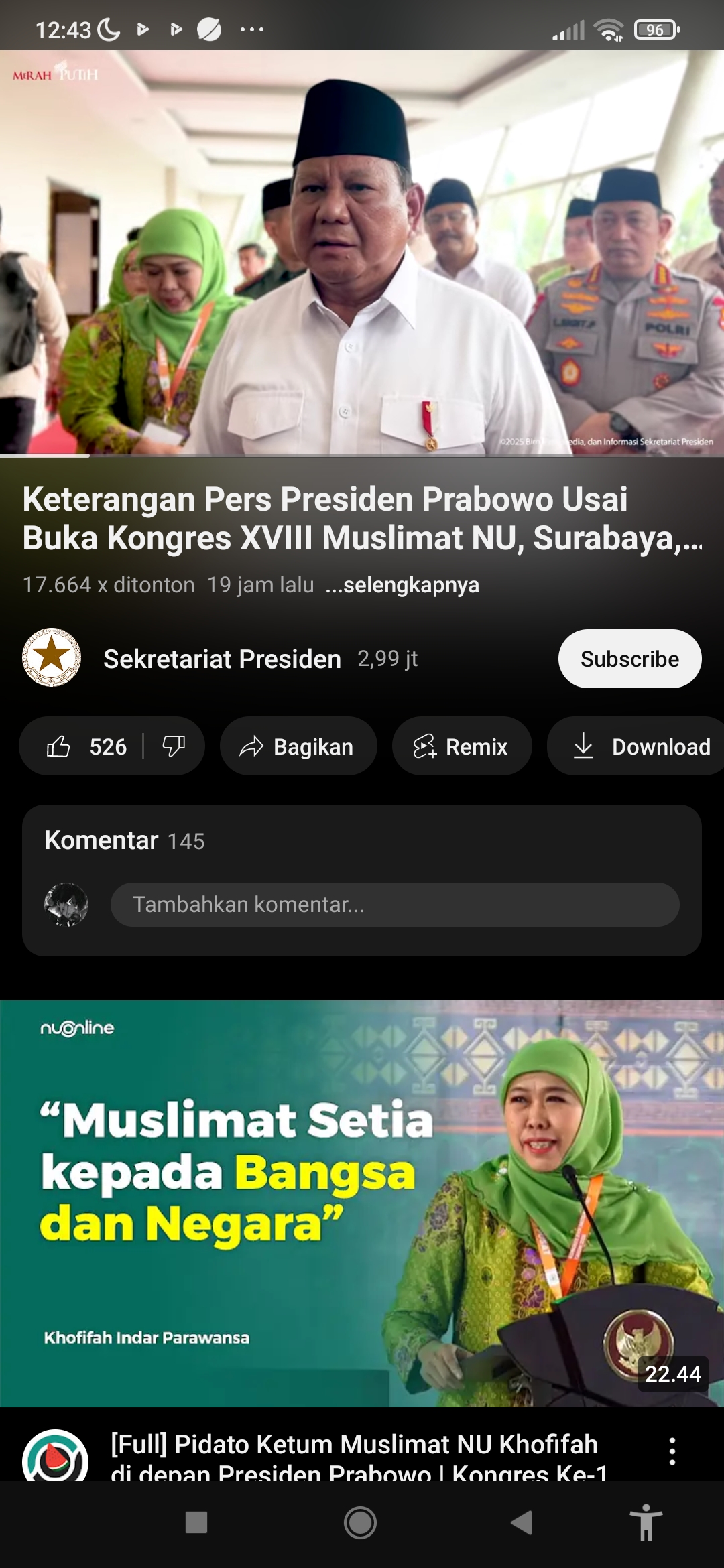 Presiden Prabowo