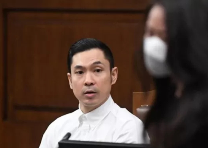 Potret Harvey Moeis di pengadilan