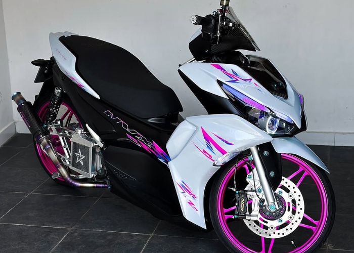 Rekomendasi part modif motor Yamaha Aerox dana pelajar.