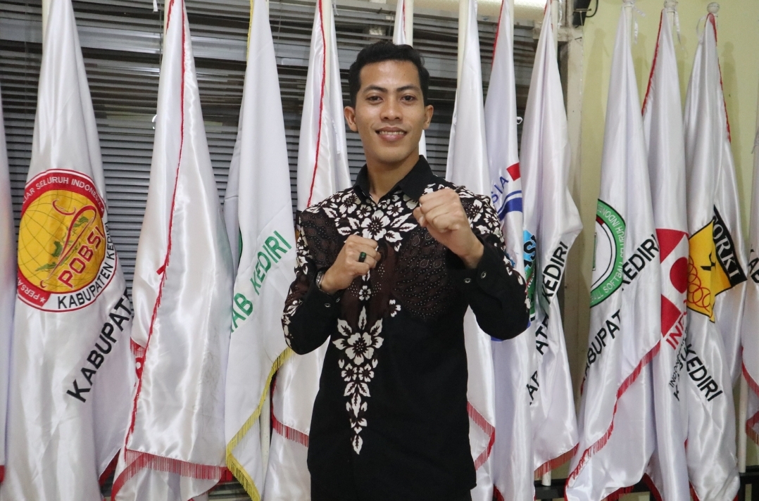 Ketua KONI Kabipateb Kediri Hakim Rahmadsyah Parnata.