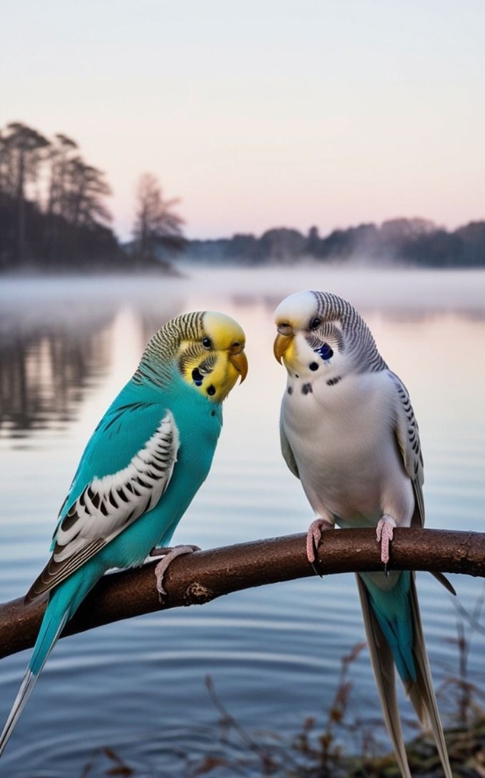 Burung parkit, warna cerenya bisa untuk membedakan jantan dan betina