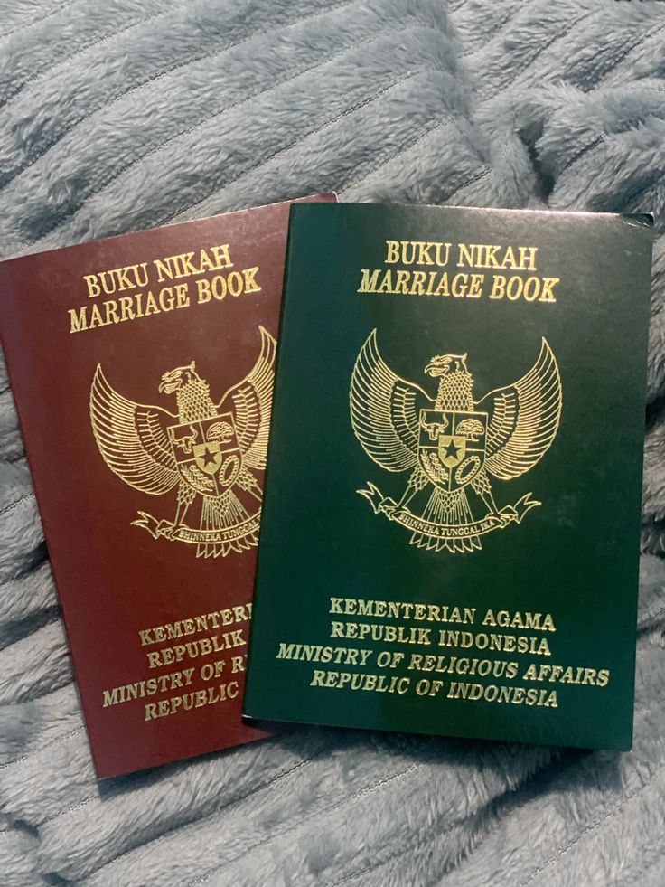 Ilustrasi foto buku nikah