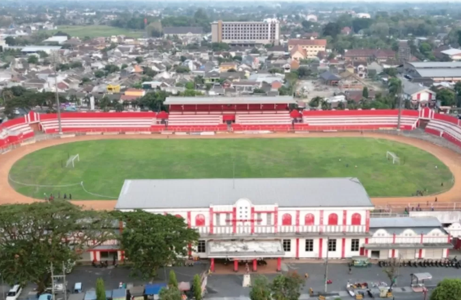 Stadion Soepriadi, akan jadi saksi laga Arema vs Malut United sore nanti.