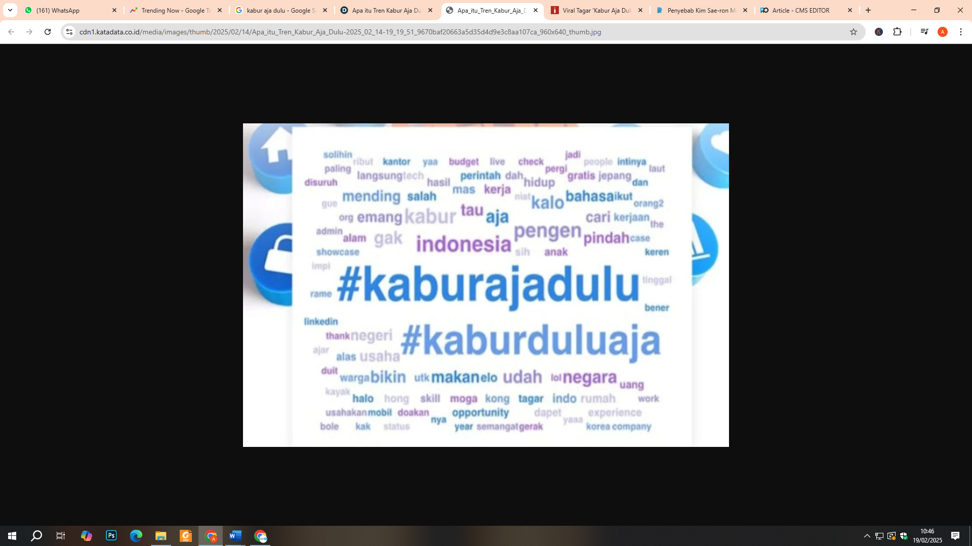 Tren tagar KaburAjaDulu