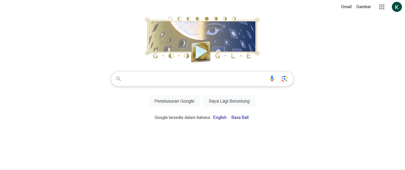 Laman Pencarian Google Hari Ini