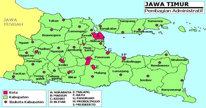 Peta Jawa Timur