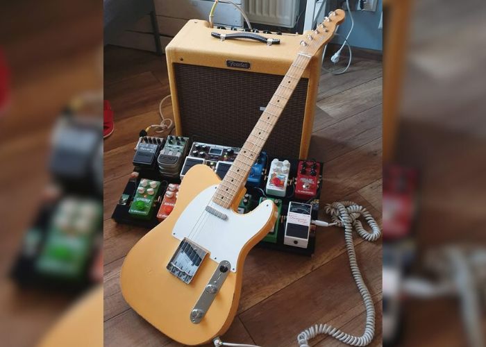 Gitar yang di-setting dengan baik dapat menghasilkan suara yang bagus.