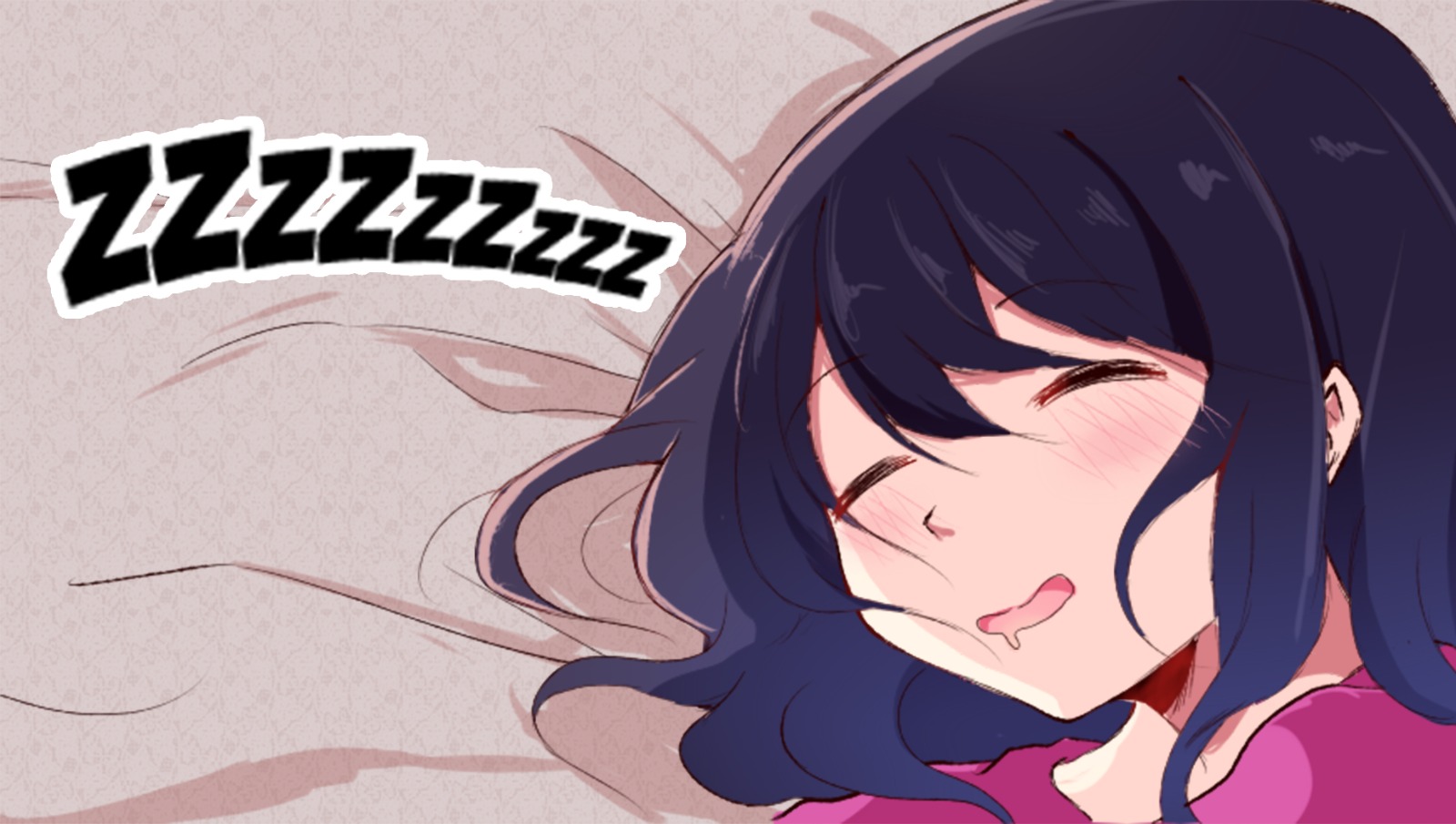 ilustrasi tidur pada komik