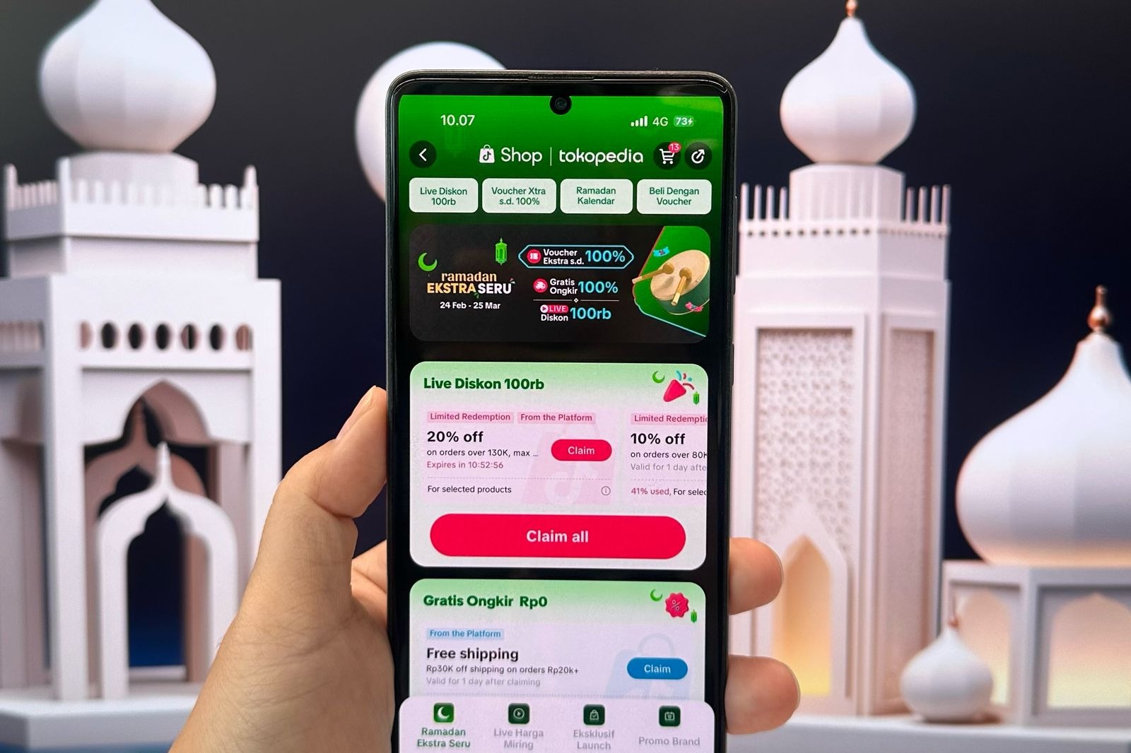 Foto: Ramadan Ekstra Seru Tokopedia dan ShopTokopedia hadirkan berbagai promo menarik untuk bantu masyarakat jangkau produk kebutuhan di bulan puasa.