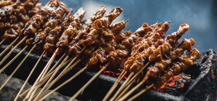 Sate Ayam Saus Kacang