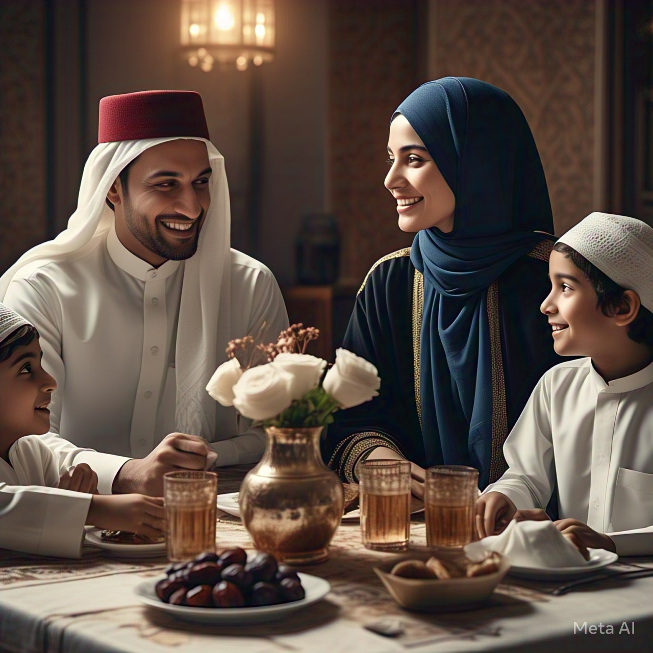 Ilustrasi makan sahur yang sebaiknya tak dilewatkan agar tubuh tetap fit saat berpuasa.