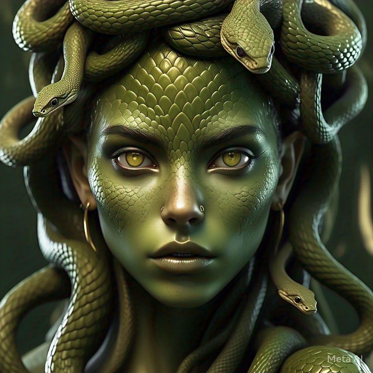 Ilustrasi Medusa, Perempuan yang Memiliki Rambut Ular dalam Mitologi Yunani