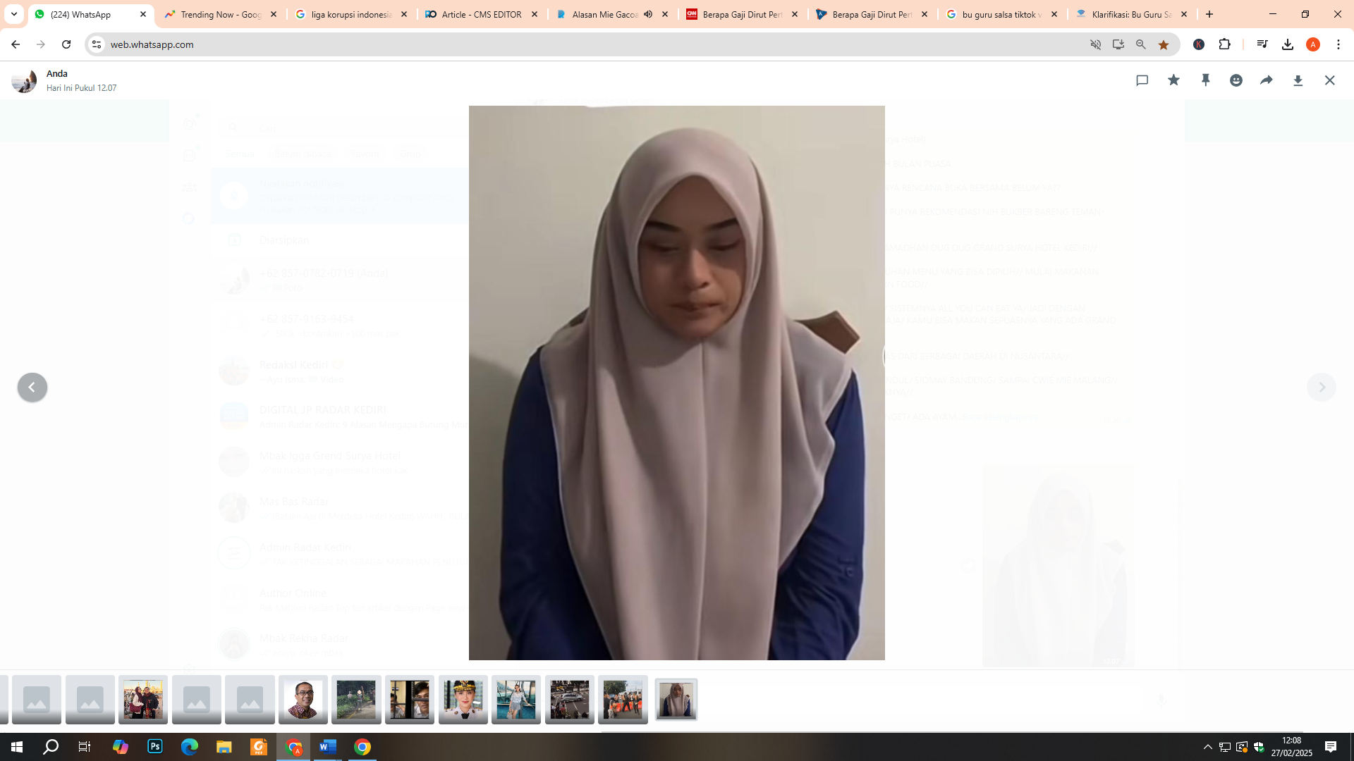 Bu Guru salsa Klarifikasi