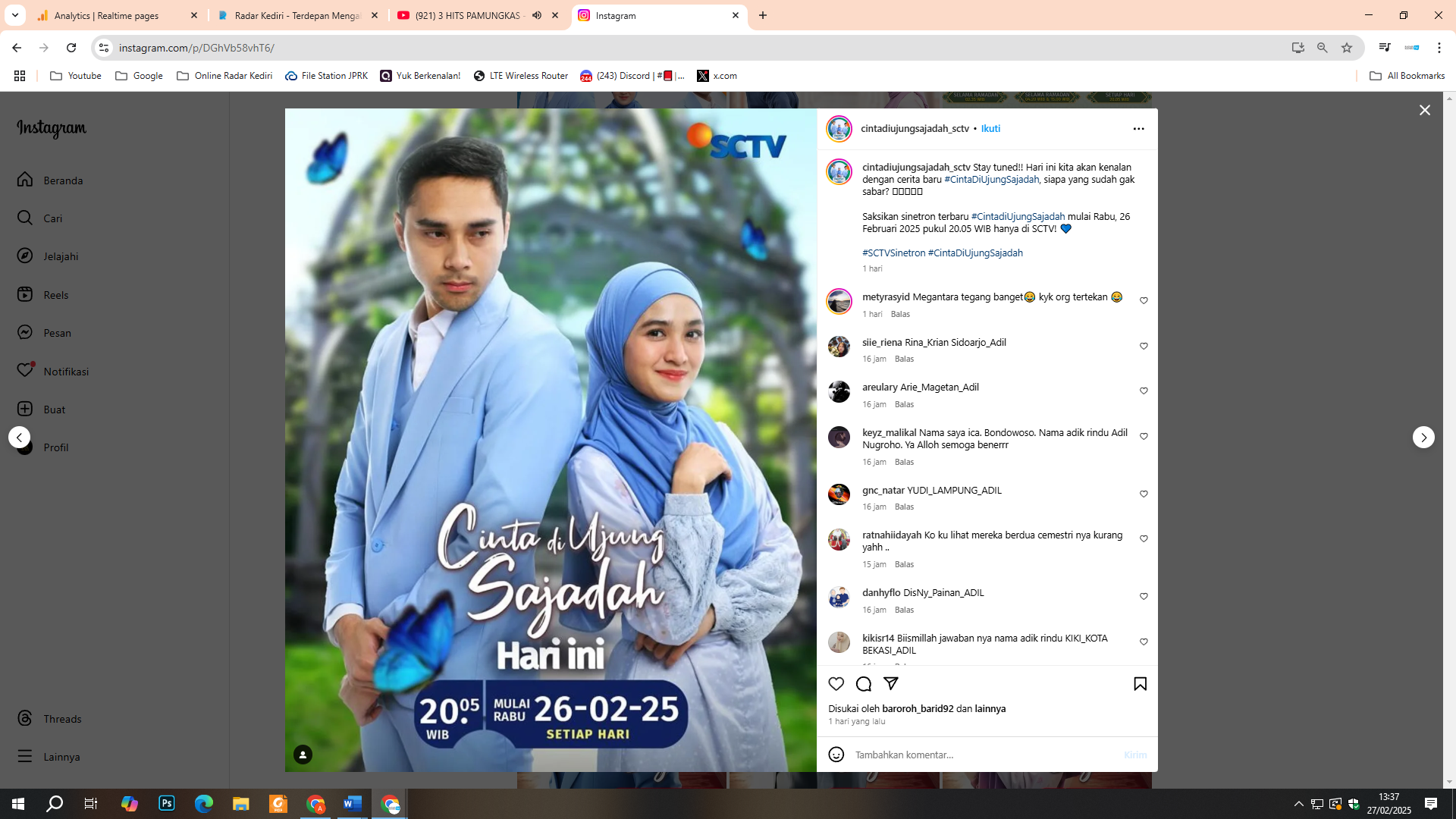Sinetron Cinta di Ujung Sajadah