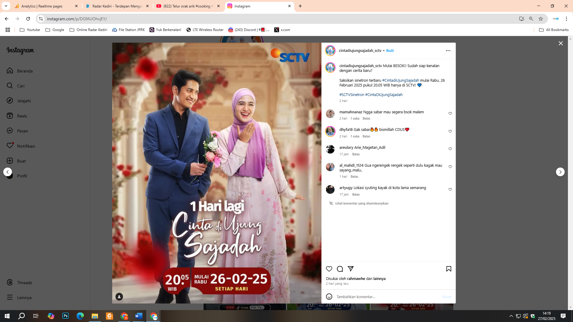 Sinetron Cinta di Ujung Sajadah