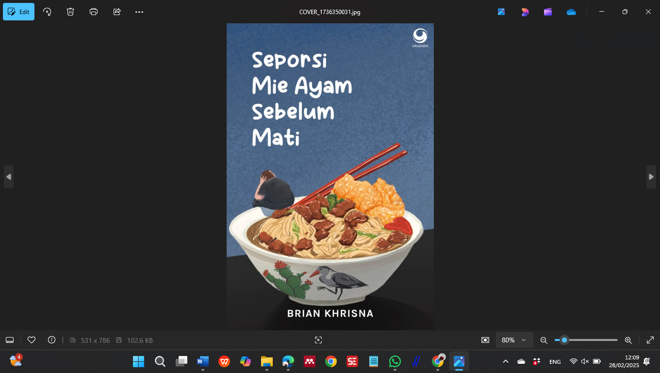 Buku Seporsi Mie Ayam Sebelum Mati