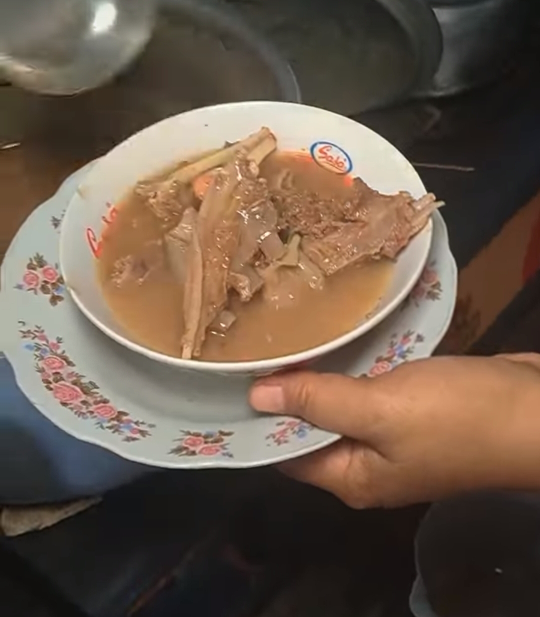 Menu lodeh kambing yang mirip gule.