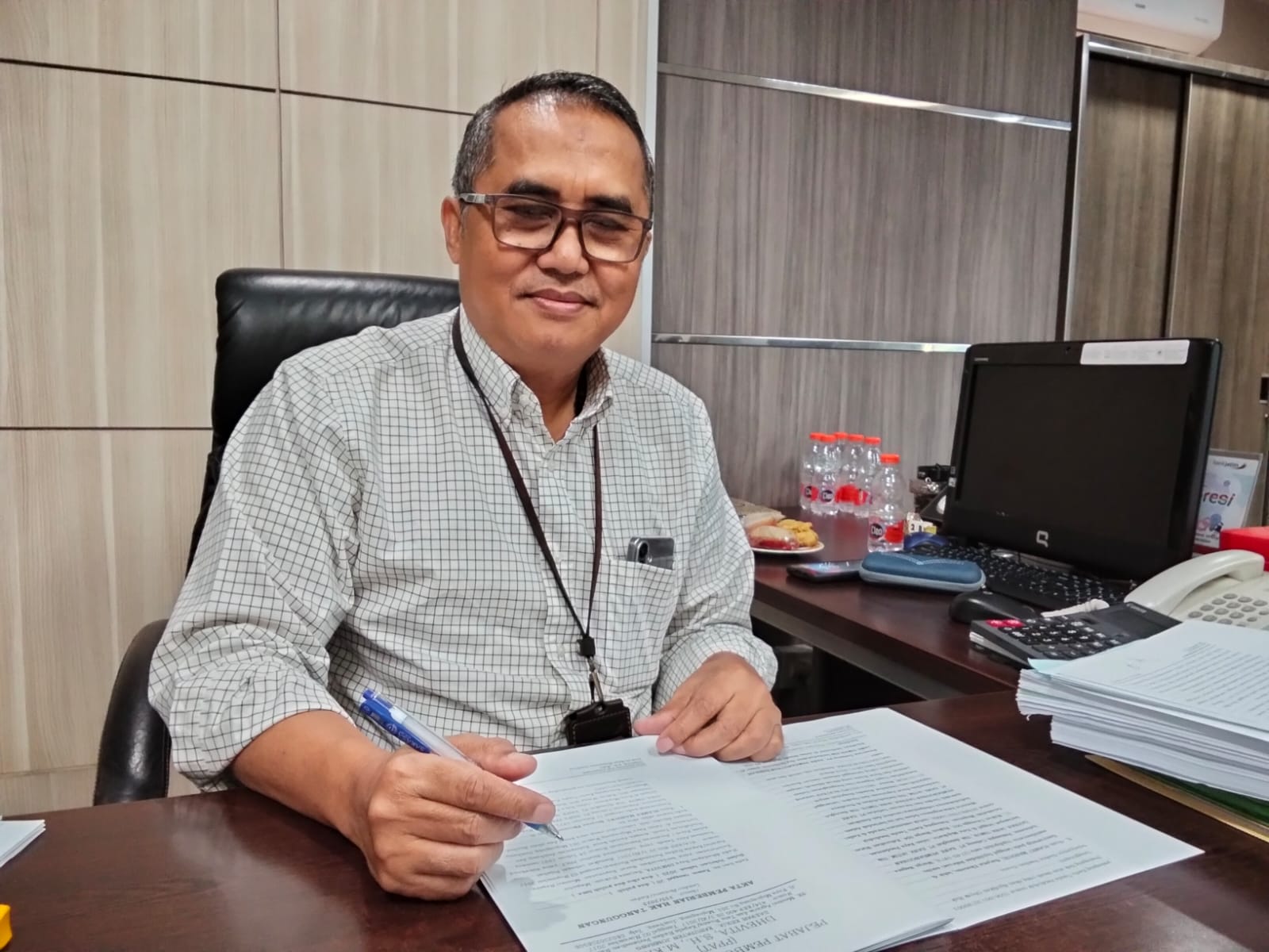 Pimpinan Cabang Bank Jatim Kediri Slamet Masduki.