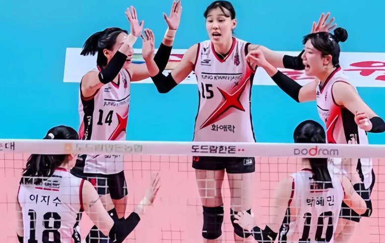 Red Spark di Pertandingan Ronde 6 Liga Voli Korea 2025 melawan IBK Altos