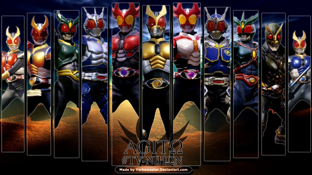 kamen rider agito, salah satu tokustasu yang memiliki konsep religius.