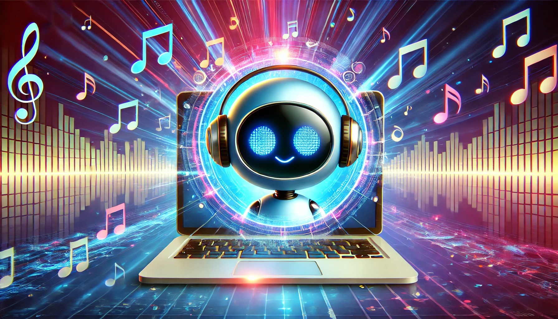 Membuat musik mudah dengan AI, hanya  beberapa klik saja.