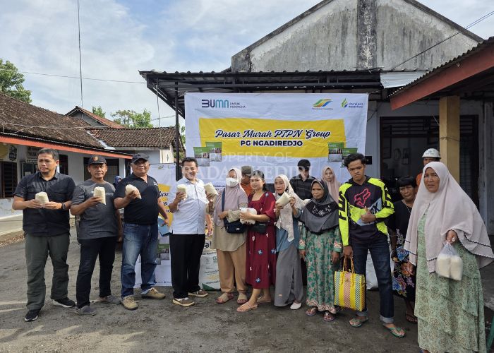 Gerakan pangan murah PG Ngadiredjo, Kediri.