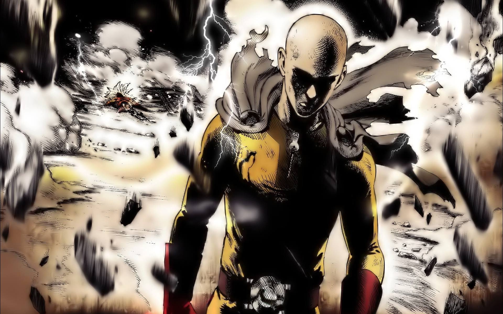 Saitama di Arc Monster Association  One Punch Man Season 3 siap menghadapi musuh terkuat dalam.