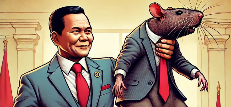 Presiden Prabowo Menangkap Tikus Berdasi