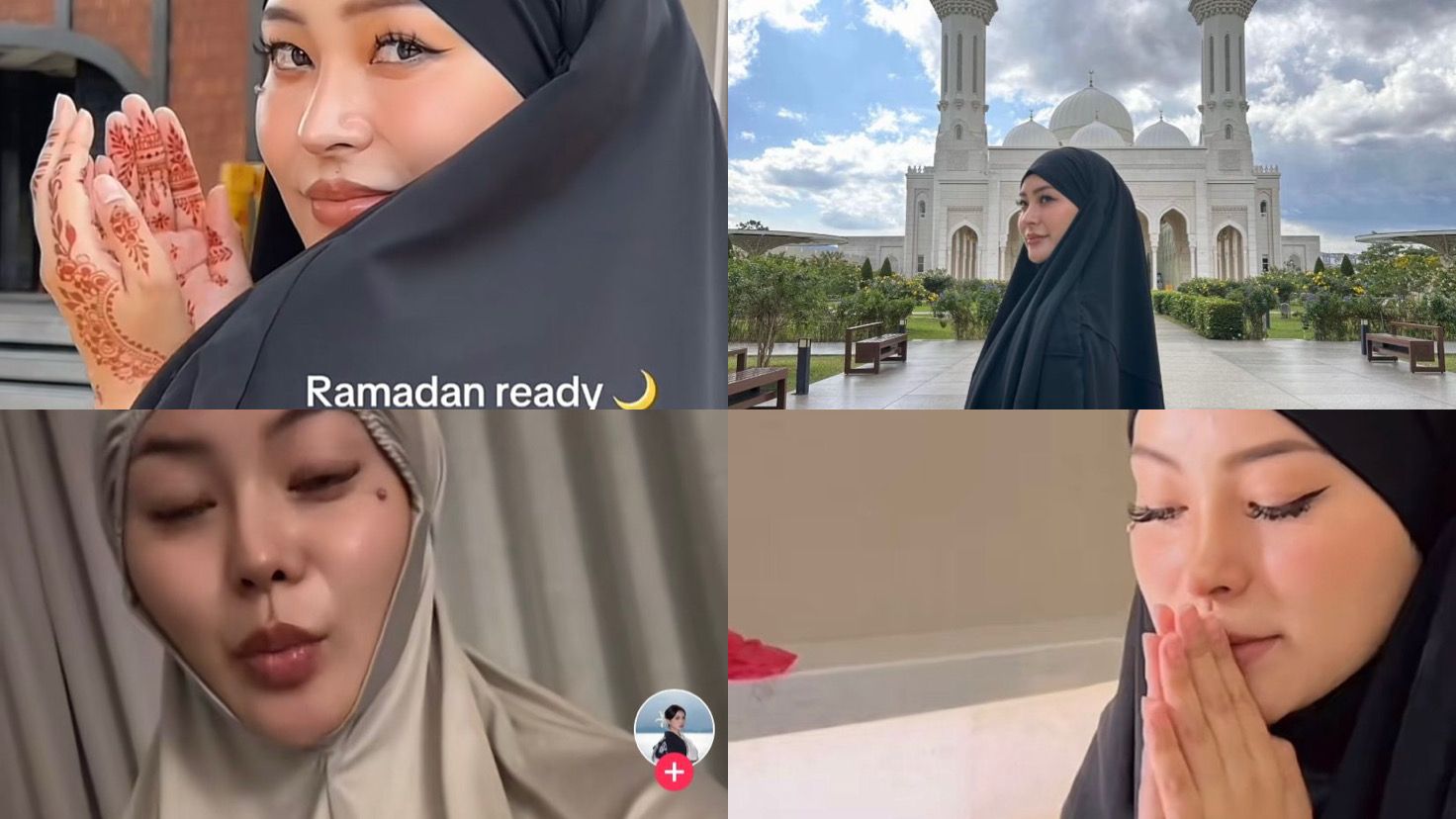 potret yang dibagikan Rae Lil Black dalam akun media sosialnya Instagram dan TikTok.