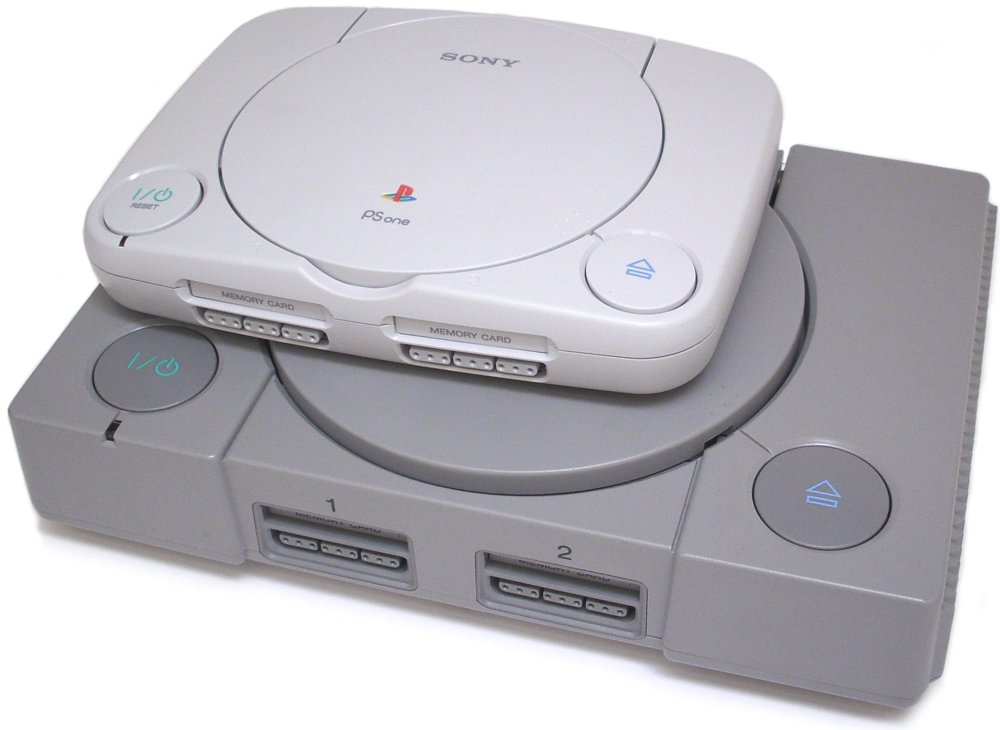 Console Game PSX (fat) dan PS ONE (slim)